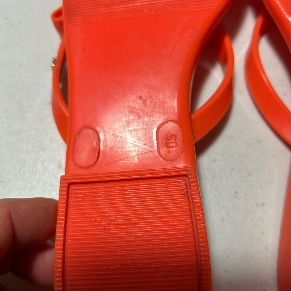 Melissa Harmonic + Jason Wu Tangerine Sample Size 5 US Sandals - Picture 4 of 6